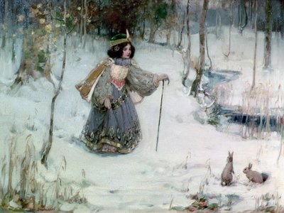 Snow White at the House of the Seven Dwarfs by Thomas Blacklock